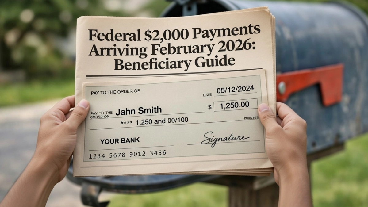 $2000 federal payment 2026