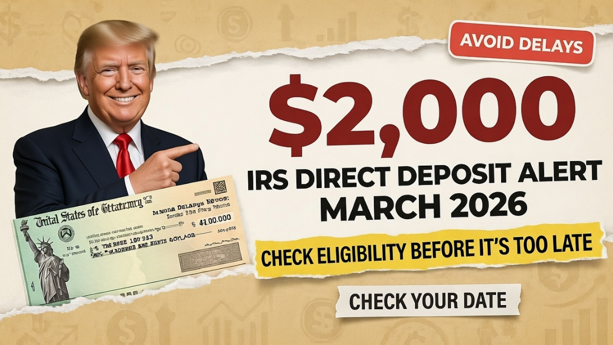 $2000 IRS direct deposit March 2026