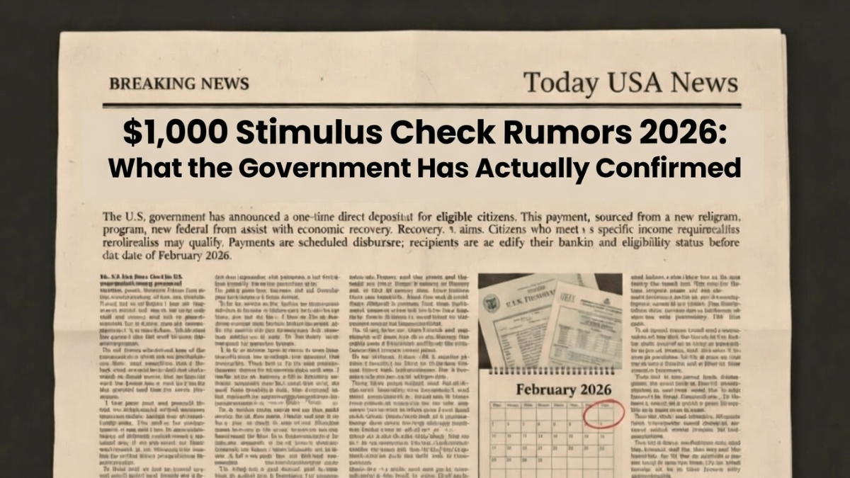$1000 stimulus check 2026