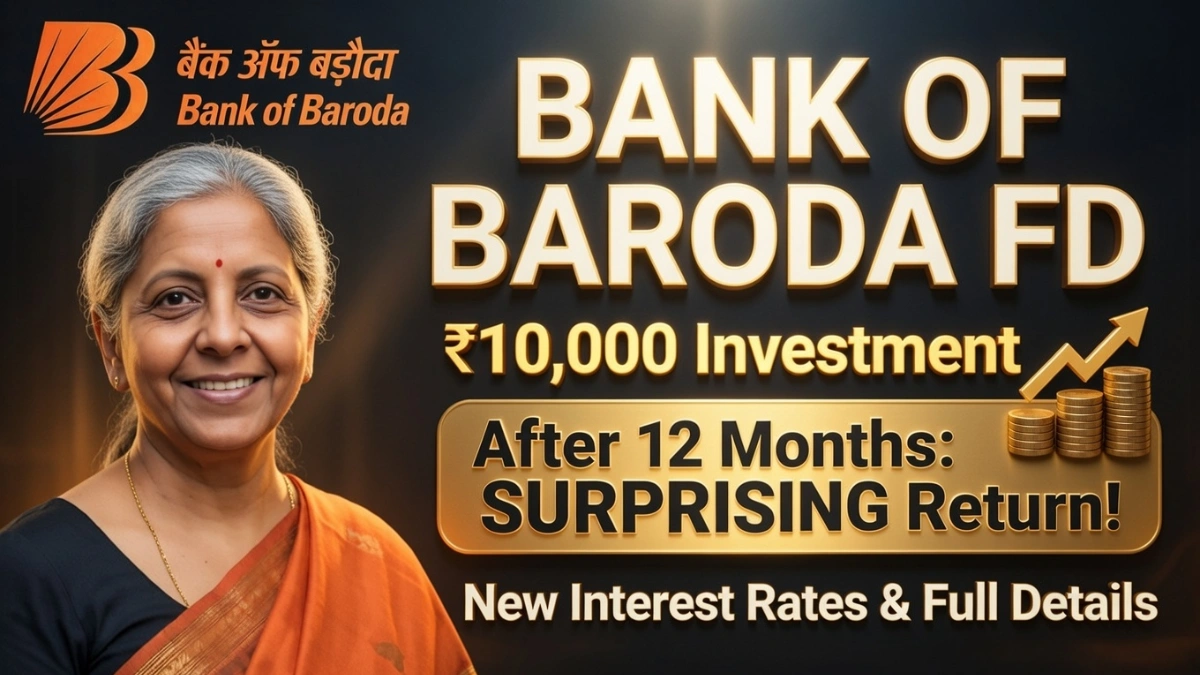 Deposit ₹10,000 in BOB FD