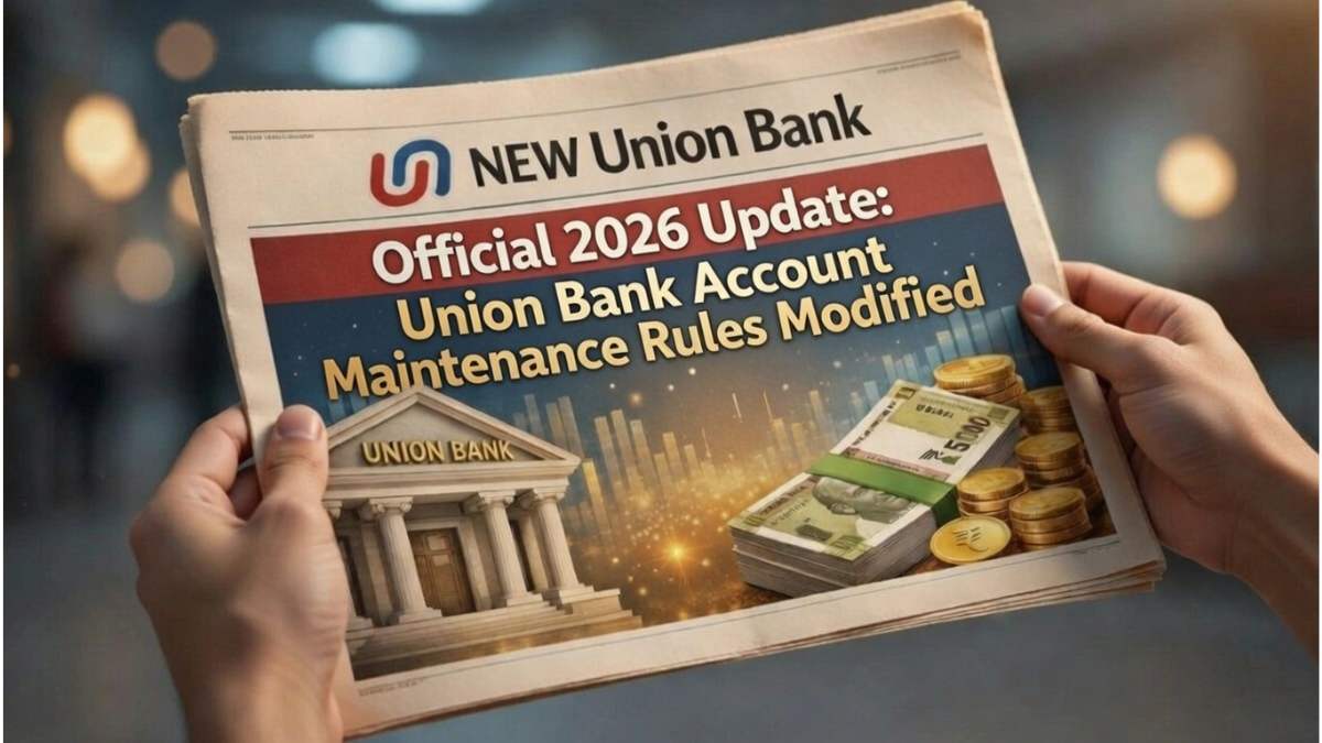 Union Bank Account Maintenance