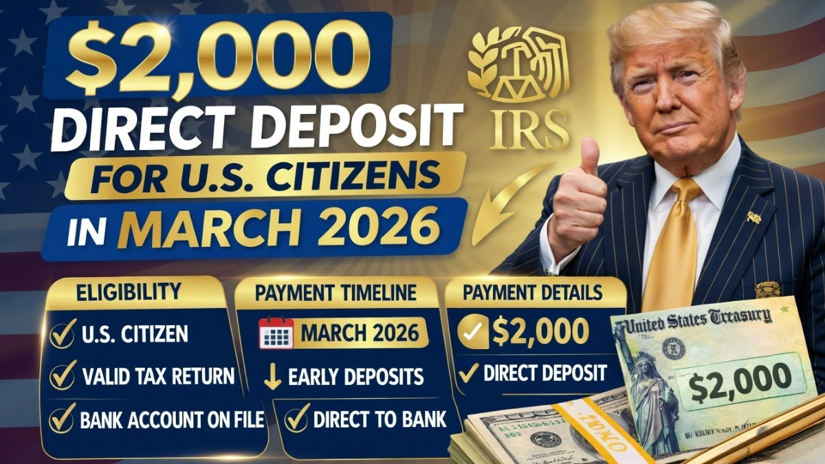 $2000 direct deposit