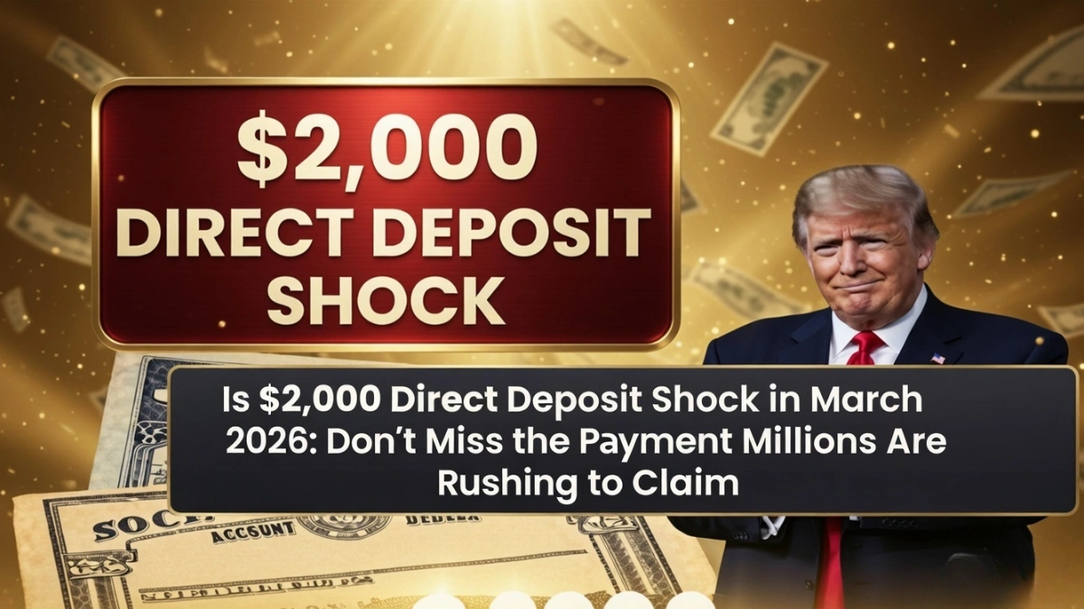 $2000 direct deposit March 2026