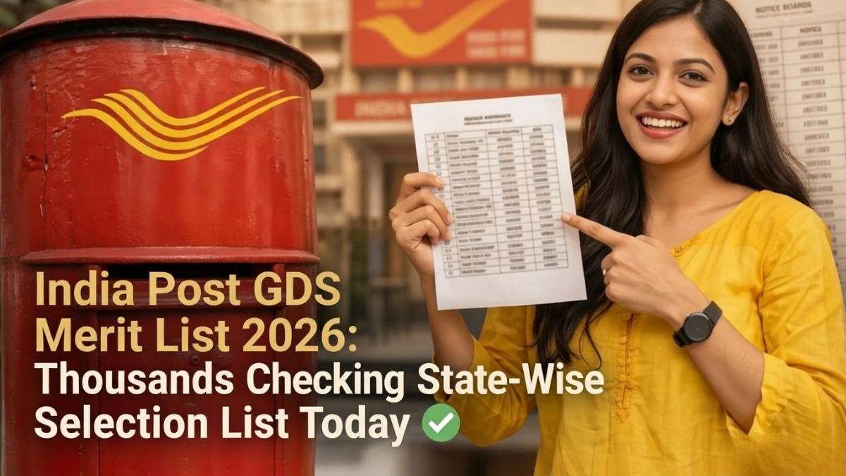 India Post GDS Merit List 2026